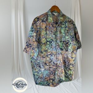 mens shirt size xl short sleeve button up Rum Reggae Tropical mens Hawaii